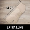 image:imageBPAFree Soft Silicone 4 Piece Oven Mitts amp Trivets Set  Ultra Heat Resistant Oven Mitts with Thick Cotton Liner  Long Slip Resistant Pot Holders Flexible Oven Gloves  Royal BlueBeige