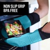 image:imageBPAFree Soft Silicone 4 Piece Oven Mitts amp Trivets Set  Ultra Heat Resistant Oven Mitts with Thick Cotton Liner  Long Slip Resistant Pot Holders Flexible Oven Gloves  Royal BlueAqua