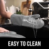 image:imageBPAFree Soft Silicone 4 Piece Oven Mitts amp Trivets Set  Ultra Heat Resistant Oven Mitts with Thick Cotton Liner  Long Slip Resistant Pot Holders Flexible Oven Gloves  Royal BlueGray