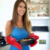 image:imageBPAFree Soft Silicone 4 Piece Oven Mitts amp Trivets Set  Ultra Heat Resistant Oven Mitts with Thick Cotton Liner  Long Slip Resistant Pot Holders Flexible Oven Gloves  Royal BlueRed