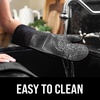 image:imageBPAFree Soft Silicone 4 Piece Oven Mitts amp Trivets Set  Ultra Heat Resistant Oven Mitts with Thick Cotton Liner  Long Slip Resistant Pot Holders Flexible Oven Gloves  Royal BlueBlack