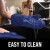 image:imageBPAFree Soft Silicone 4 Piece Oven Mitts amp Trivets Set  Ultra Heat Resistant Oven Mitts with Thick Cotton Liner  Long Slip Resistant Pot Holders Flexible Oven Gloves  Royal BlueBlue