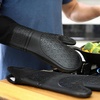 image:imageBPAFree Soft Silicone 4 Piece Oven Mitts amp Trivets Set  Ultra Heat Resistant Oven Mitts with Thick Cotton Liner  Long Slip Resistant Pot Holders Flexible Oven Gloves  Royal BlueBlack
