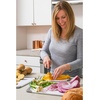 image:imageCutting Boards for Kitchen  BPAFree Chopping Board  Different Sizes amp Non Slip Handles  Reversible Large Cutting Board Set  Unique Gifts for Cooks Who Have Everything  3Pack GrayAqua