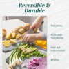 image:imageCutting Boards for Kitchen  BPAFree Chopping Board  Different Sizes amp Non Slip Handles  Reversible Large Cutting Board Set  Unique Gifts for Cooks Who Have Everything  3Pack GrayGray on Gray