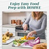 image:imageCutting Boards for Kitchen  BPAFree Chopping Board  Different Sizes amp Non Slip Handles  Reversible Large Cutting Board Set  Unique Gifts for Cooks Who Have Everything  3Pack GrayRed