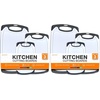 image:imageCutting Boards for Kitchen  BPAFree Chopping Board  Different Sizes amp Non Slip Handles  Reversible Large Cutting Board Set  Unique Gifts for Cooks Who Have Everything  3Pack GrayGray