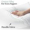 image:imageFern and Willow Premium Bed Pillows  Set of 2 26x20  Luxurious UltraSoft Cooling Pillow  Hotel Quality Down Alternative Fill Medium Firm Support for Side Back amp Stomach SleepersKing Plush Pack of 2