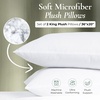 image:imageFern and Willow Premium Bed Pillows  Set of 2 26x20  Luxurious UltraSoft Cooling Pillow  Hotel Quality Down Alternative Fill Medium Firm Support for Side Back amp Stomach SleepersKing Plush Pack of 2