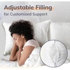image:imageFern and Willow Premium Bed Pillows  Set of 2 26x20  Luxurious UltraSoft Cooling Pillow  Hotel Quality Down Alternative Fill Medium Firm Support for Side Back amp Stomach SleepersStandard Pack of 2