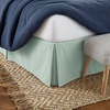 image:imageLinen Market Bed Skirt  Ultra Soft Microfiber  Easy Fit with 14 Inch Tailored Drop  Hotel Quality Shrinkage amp Fade Resistant  Bed Cover  Queen Bed Set  Bedroom Dcor  Light GraySage