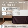 image:imageLinen Market Bed Skirt  Ultra Soft Microfiber  Easy Fit with 14 Inch Tailored Drop  Hotel Quality Shrinkage amp Fade Resistant  Bed Cover  Queen Bed Set  Bedroom Dcor  Light GrayWhite