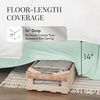 image:imageLinen Market Bed Skirt  Ultra Soft Microfiber  Easy Fit with 14 Inch Tailored Drop  Hotel Quality Shrinkage amp Fade Resistant  Bed Cover  Queen Bed Set  Bedroom Dcor  Light GraySage
