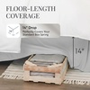 image:imageLinen Market Bed Skirt  Ultra Soft Microfiber  Easy Fit with 14 Inch Tailored Drop  Hotel Quality Shrinkage amp Fade Resistant  Bed Cover  Queen Bed Set  Bedroom Dcor  Light GrayLight Gray