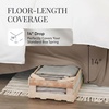 image:imageLinen Market Bed Skirt  Ultra Soft Microfiber  Easy Fit with 14 Inch Tailored Drop  Hotel Quality Shrinkage amp Fade Resistant  Bed Cover  Queen Bed Set  Bedroom Dcor  Light GrayTaupe