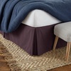 image:imageLinen Market Bed Skirt  Ultra Soft Microfiber  Easy Fit with 14 Inch Tailored Drop  Hotel Quality Shrinkage amp Fade Resistant  Bed Cover  Queen Bed Set  Bedroom Dcor  Light GrayWhite