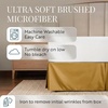 image:imageLinen Market Bed Skirt  Ultra Soft Microfiber  Easy Fit with 14 Inch Tailored Drop  Hotel Quality Shrinkage amp Fade Resistant  Bed Cover  Queen Bed Set  Bedroom Dcor  Light GrayGold