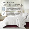 image:imageLinen Market Bed Skirt  Ultra Soft Microfiber  Easy Fit with 14 Inch Tailored Drop  Hotel Quality Shrinkage amp Fade Resistant  Bed Cover  Queen Bed Set  Bedroom Dcor  Light GrayPurple