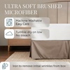 image:imageLinen Market Bed Skirt  Ultra Soft Microfiber  Easy Fit with 14 Inch Tailored Drop  Hotel Quality Shrinkage amp Fade Resistant  Bed Cover  Queen Bed Set  Bedroom Dcor  Light GrayTaupe