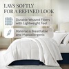 image:imageLinen Market Bed Skirt  Ultra Soft Microfiber  Easy Fit with 14 Inch Tailored Drop  Hotel Quality Shrinkage amp Fade Resistant  Bed Cover  Queen Bed Set  Bedroom Dcor  Light GrayNavy