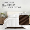 image:imageLinen Market Bed Skirt  Ultra Soft Microfiber  Easy Fit with 14 Inch Tailored Drop  Hotel Quality Shrinkage amp Fade Resistant  Bed Cover  Queen Bed Set  Bedroom Dcor  Light GrayChocolate