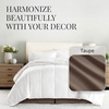 image:imageLinen Market Bed Skirt  Ultra Soft Microfiber  Easy Fit with 14 Inch Tailored Drop  Hotel Quality Shrinkage amp Fade Resistant  Bed Cover  Queen Bed Set  Bedroom Dcor  Light GrayTaupe