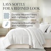 image:imageLinen Market Bed Skirt  Ultra Soft Microfiber  Easy Fit with 14 Inch Tailored Drop  Hotel Quality Shrinkage amp Fade Resistant  Bed Cover  Queen Bed Set  Bedroom Dcor  Light GrayIvory