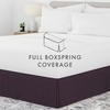 image:imageLinen Market Bed Skirt  Ultra Soft Microfiber  Easy Fit with 14 Inch Tailored Drop  Hotel Quality Shrinkage amp Fade Resistant  Bed Cover  Queen Bed Set  Bedroom Dcor  Light GrayPurple