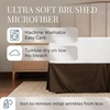 image:imageLinen Market Bed Skirt  Ultra Soft Microfiber  Easy Fit with 14 Inch Tailored Drop  Hotel Quality Shrinkage amp Fade Resistant  Bed Cover  Queen Bed Set  Bedroom Dcor  Light GrayChocolate