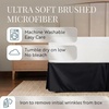image:imageLinen Market Bed Skirt  Ultra Soft Microfiber  Easy Fit with 14 Inch Tailored Drop  Hotel Quality Shrinkage amp Fade Resistant  Bed Cover  Queen Bed Set  Bedroom Dcor  Light GrayLight Blue