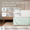 image:imageLinen Market Bed Skirt  Ultra Soft Microfiber  Easy Fit with 14 Inch Tailored Drop  Hotel Quality Shrinkage amp Fade Resistant  Bed Cover  Queen Bed Set  Bedroom Dcor  Light GrayAqua