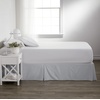 image:imageLinen Market Bed Skirt  Ultra Soft Microfiber  Easy Fit with 14 Inch Tailored Drop  Hotel Quality Shrinkage amp Fade Resistant  Bed Cover  Queen Bed Set  Bedroom Dcor  Light GrayLight Gray