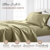 image:imageLinen Market DoubleBrushed Microfiber Queen Sheet Set 4 Piece  OekoTEX Certified Ultra Soft amp WrinkleFree  16 Deep Pocket Sheets  Easy Care Queen Size  IvorySage