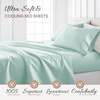 image:imageLinen Market DoubleBrushed Microfiber Queen Sheet Set 4 Piece  OekoTEX Certified Ultra Soft amp WrinkleFree  16 Deep Pocket Sheets  Easy Care Queen Size  IvoryAqua