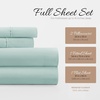 image:imageLinen Market DoubleBrushed Microfiber Queen Sheet Set 4 Piece  OekoTEX Certified Ultra Soft amp WrinkleFree  16 Deep Pocket Sheets  Easy Care Queen Size  IvoryAqua