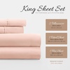 image:imageLinen Market DoubleBrushed Microfiber Queen Sheet Set 4 Piece  OekoTEX Certified Ultra Soft amp WrinkleFree  16 Deep Pocket Sheets  Easy Care Queen Size  IvoryBlush