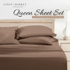 image:imageLinen Market DoubleBrushed Microfiber Queen Sheet Set 4 Piece  OekoTEX Certified Ultra Soft amp WrinkleFree  16 Deep Pocket Sheets  Easy Care Queen Size  IvoryTaupe