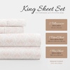 image:imageLinen Market DoubleBrushed Microfiber Queen Sheet Set 4 Piece  OekoTEX Certified Ultra Soft amp WrinkleFree  16 Deep Pocket Sheets  Easy Care Queen Size  IvoryClassic in Pink