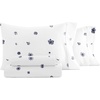 image:imageLinen Market DoubleBrushed Microfiber Queen Sheet Set 4 Piece  OekoTEX Certified Ultra Soft amp WrinkleFree  16 Deep Pocket Sheets  Easy Care Queen Size  IvoryIndigo Flowers Navy