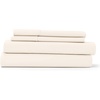 image:imageLinen Market DoubleBrushed Microfiber Queen Sheet Set 4 Piece  OekoTEX Certified Ultra Soft amp WrinkleFree  16 Deep Pocket Sheets  Easy Care Queen Size  IvoryElegant White