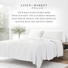 image:imageLinen Market DoubleBrushed Microfiber Queen Sheet Set 4 Piece  OekoTEX Certified Ultra Soft amp WrinkleFree  16 Deep Pocket Sheets  Easy Care Queen Size  IvoryStippled Gray
