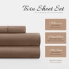 image:imageLinen Market DoubleBrushed Microfiber Queen Sheet Set 4 Piece  OekoTEX Certified Ultra Soft amp WrinkleFree  16 Deep Pocket Sheets  Easy Care Queen Size  IvoryTaupe