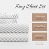 image:imageLinen Market DoubleBrushed Microfiber Queen Sheet Set 4 Piece  OekoTEX Certified Ultra Soft amp WrinkleFree  16 Deep Pocket Sheets  Easy Care Queen Size  IvoryStippled Gray