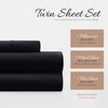 image:imageLinen Market DoubleBrushed Microfiber Queen Sheet Set 4 Piece  OekoTEX Certified Ultra Soft amp WrinkleFree  16 Deep Pocket Sheets  Easy Care Queen Size  IvoryBlack