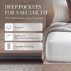 image:imageLinen Market DoubleBrushed Microfiber Queen Sheet Set 4 Piece  OekoTEX Certified Ultra Soft amp WrinkleFree  16 Deep Pocket Sheets  Easy Care Queen Size  IvoryBeaded Arrows Light Gray