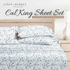 image:imageLinen Market DoubleBrushed Microfiber Queen Sheet Set 4 Piece  OekoTEX Certified Ultra Soft amp WrinkleFree  16 Deep Pocket Sheets  Easy Care Queen Size  IvoryViolets Light Blue