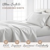 image:imageLinen Market DoubleBrushed Microfiber Queen Sheet Set 4 Piece  OekoTEX Certified Ultra Soft amp WrinkleFree  16 Deep Pocket Sheets  Easy Care Queen Size  IvoryPuffed Chevron Light Gray
