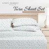 image:imageLinen Market DoubleBrushed Microfiber Queen Sheet Set 4 Piece  OekoTEX Certified Ultra Soft amp WrinkleFree  16 Deep Pocket Sheets  Easy Care Queen Size  IvoryWildflower Light Gray