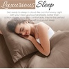 image:imageLinen Market DoubleBrushed Microfiber Queen Sheet Set 4 Piece  OekoTEX Certified Ultra Soft amp WrinkleFree  16 Deep Pocket Sheets  Easy Care Queen Size  IvoryTaupe