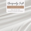 image:imageLinen Market DoubleBrushed Microfiber Queen Sheet Set 4 Piece  OekoTEX Certified Ultra Soft amp WrinkleFree  16 Deep Pocket Sheets  Easy Care Queen Size  IvoryAbsolute White